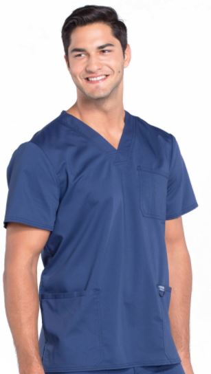 Cherokee WW Revolution Men's 3 Pocket V-Neck Top