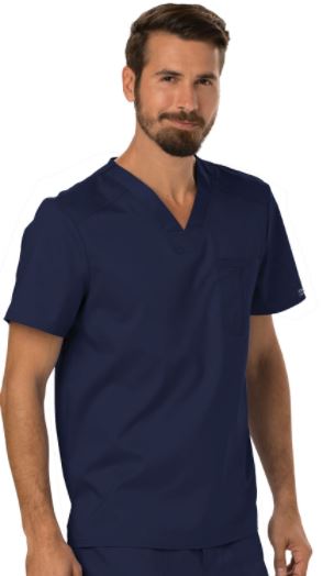 Cherokee WW Revolution Men's 1 Pocket V-Neck Top