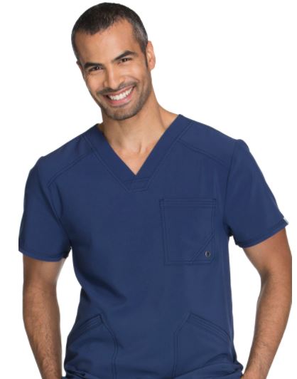 Cherokee Infinity Men's 3 Pocket V-Neck Top