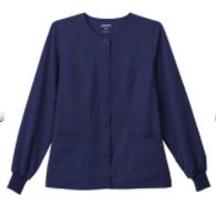 Jockey Ladies' Rounded Neck Snap Front Jacket