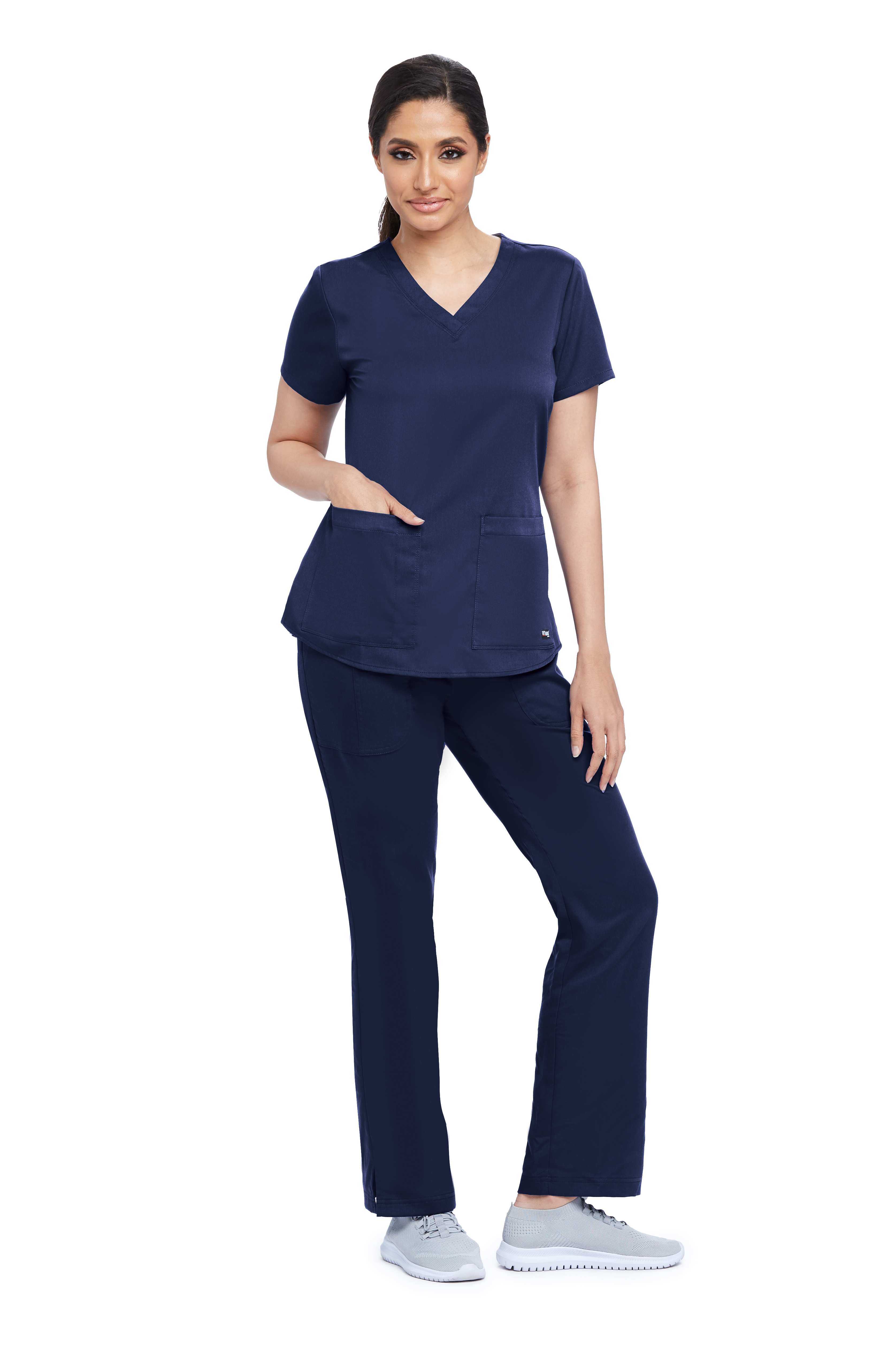 Grey's Anatomy Ladies' 2 Pocket V-Neck Top