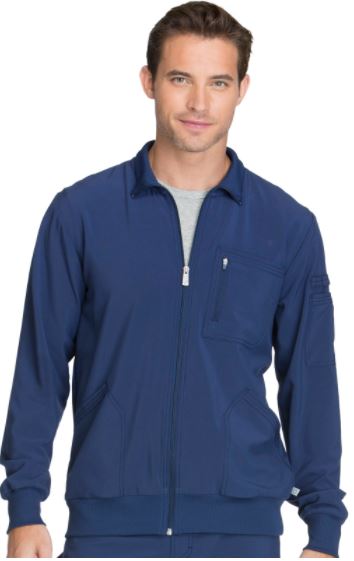 Cherokee Infinity Men's Zip Front Warm-Up Jacket