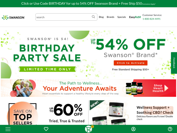 Swanson Health Products Coupon Codes Save 20 Off