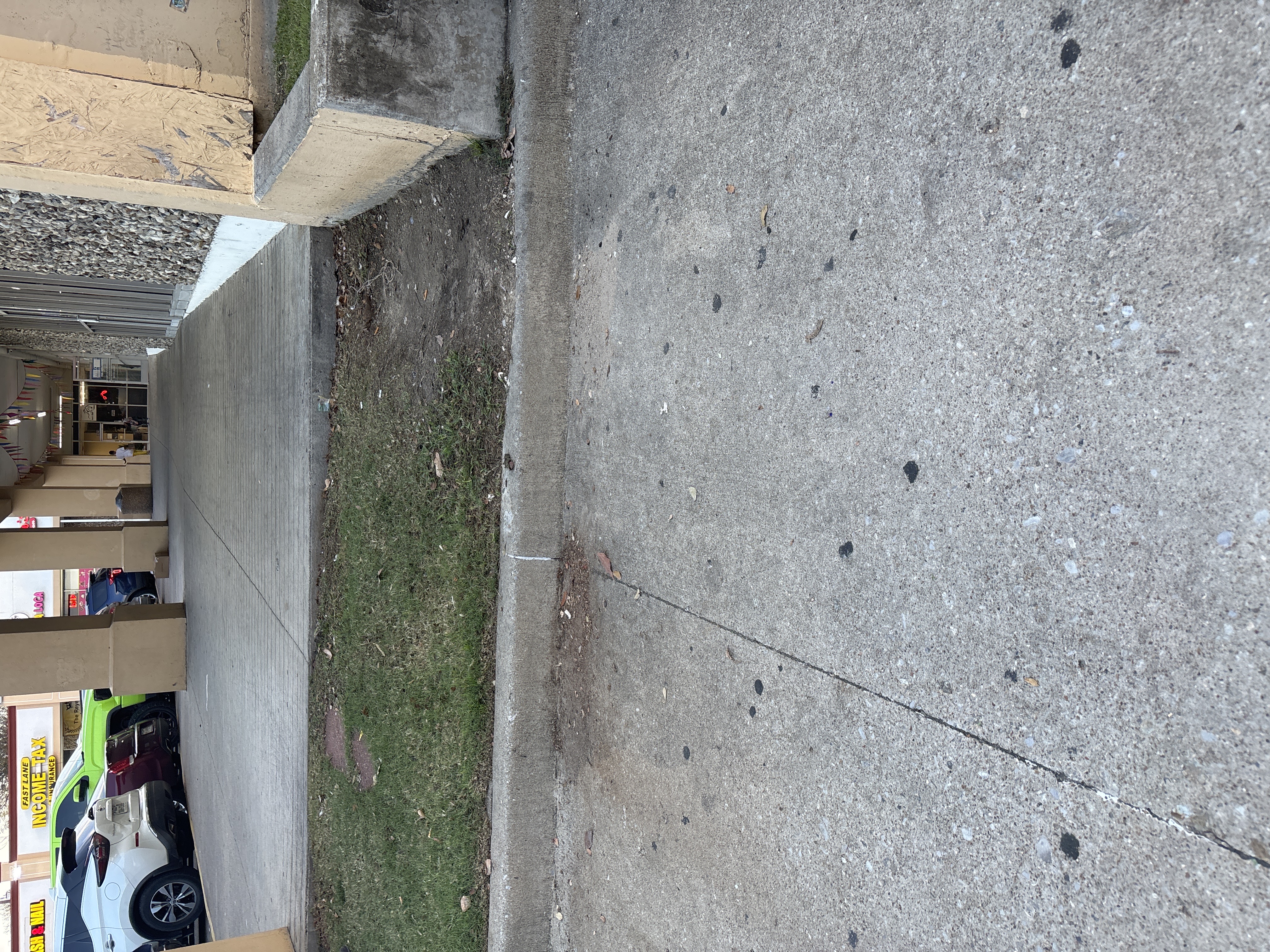 Grass gap to flat image