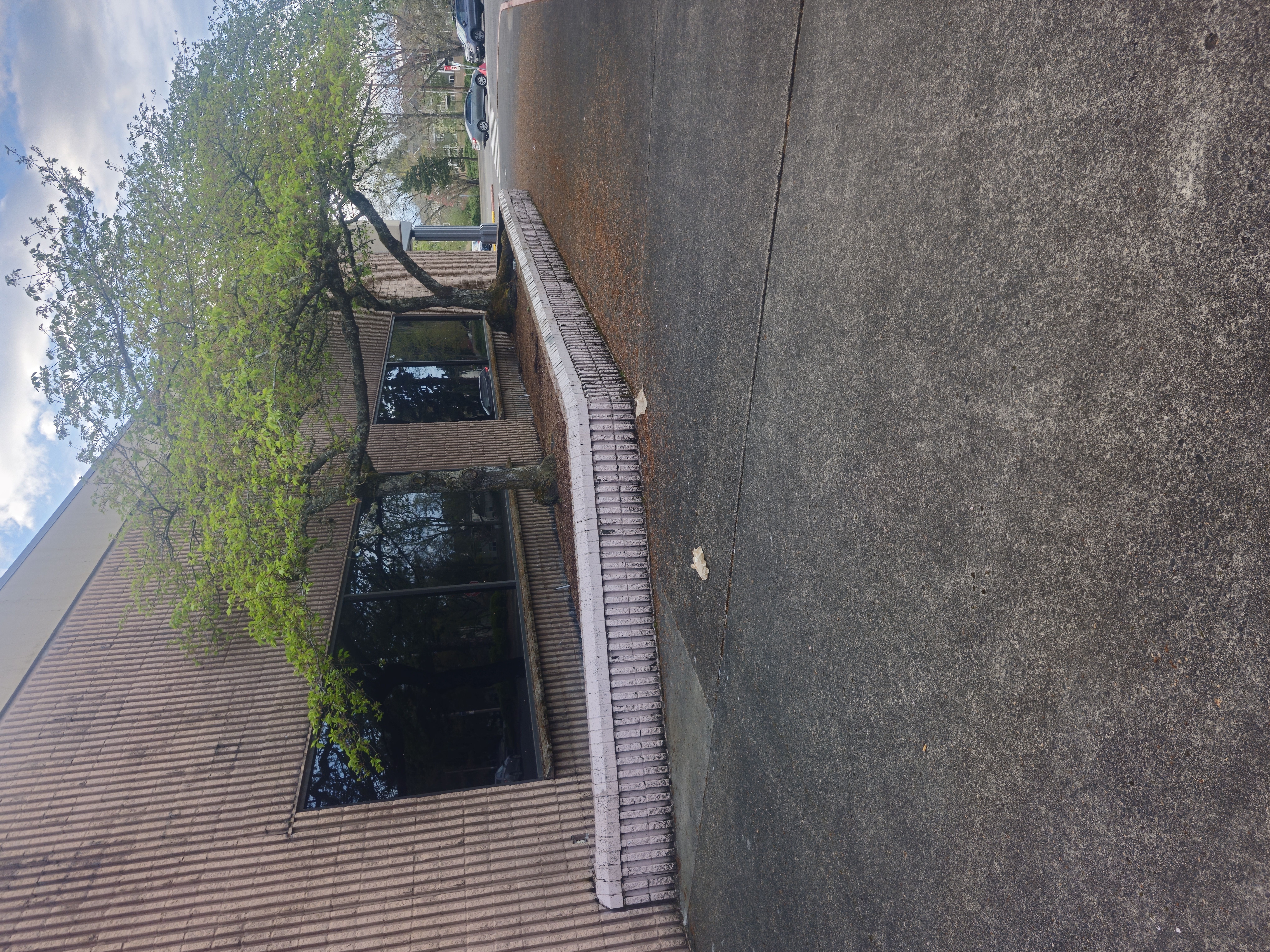 Mall brick ledge image