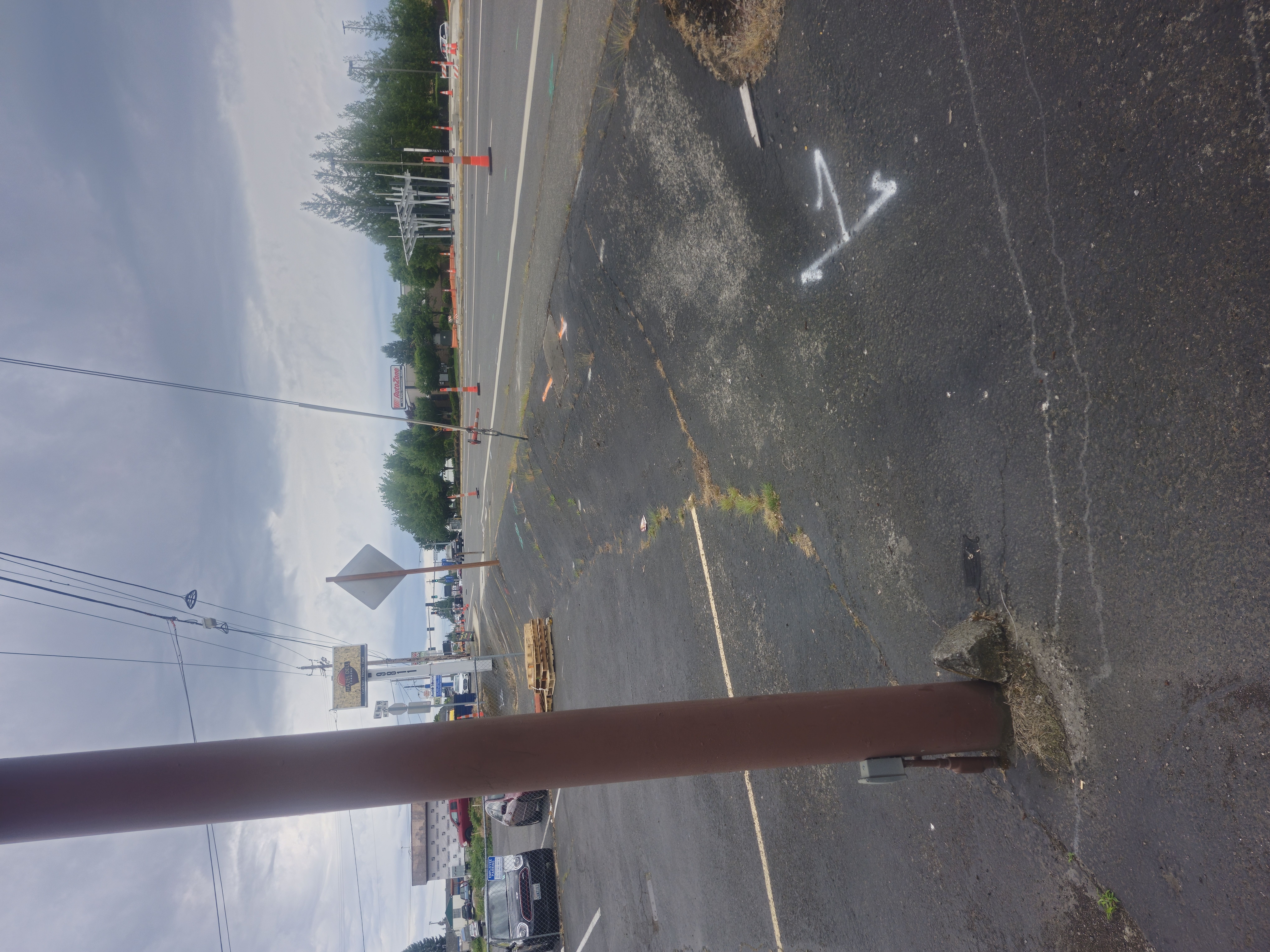 Shallow street drop in image