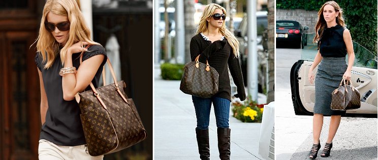 Celebrities Wearing Louis Vuitton Bags 2018