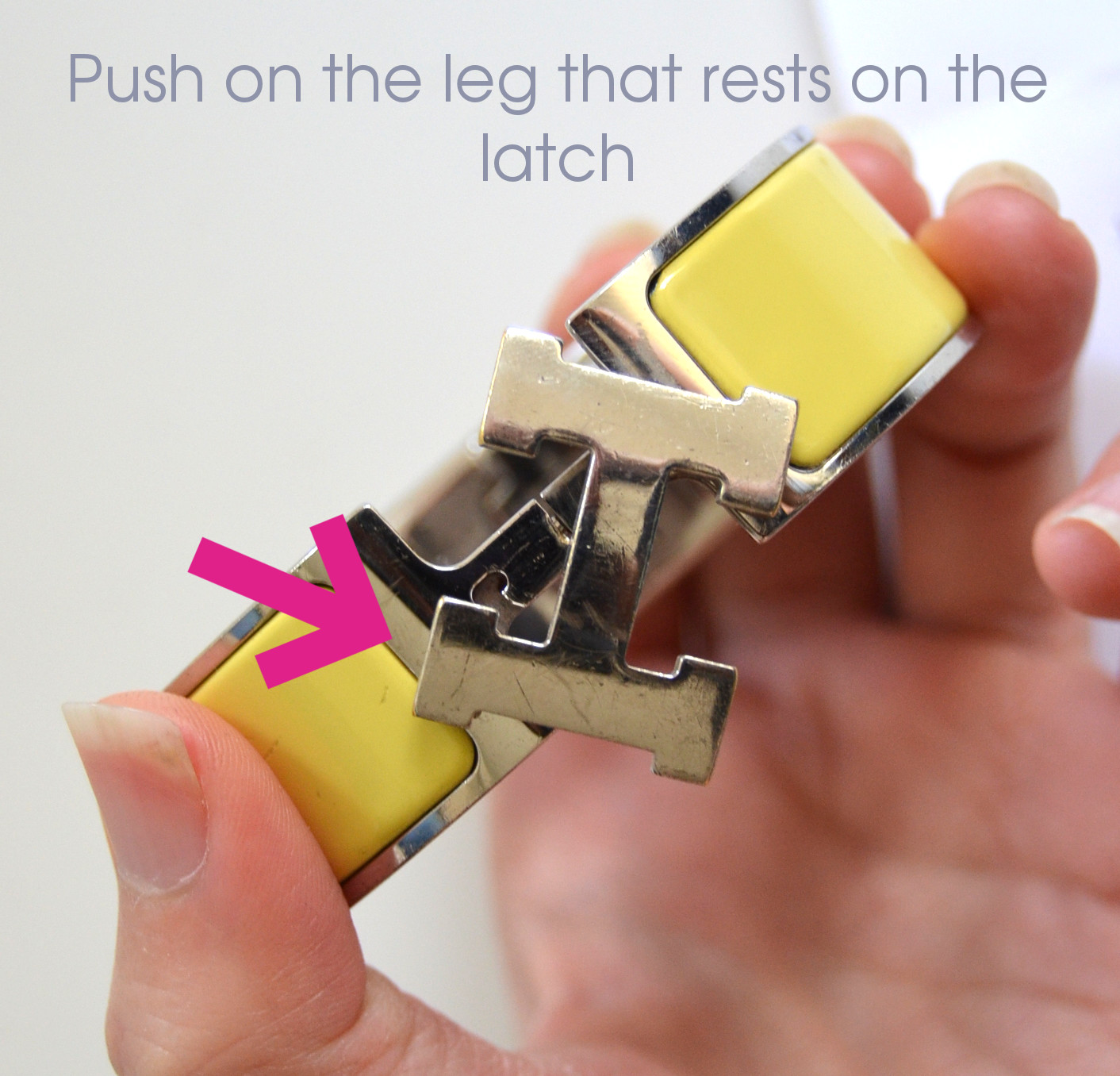 Common Question How to Open a Hermes Clic Clac Bangle Bracelet Lollipuff