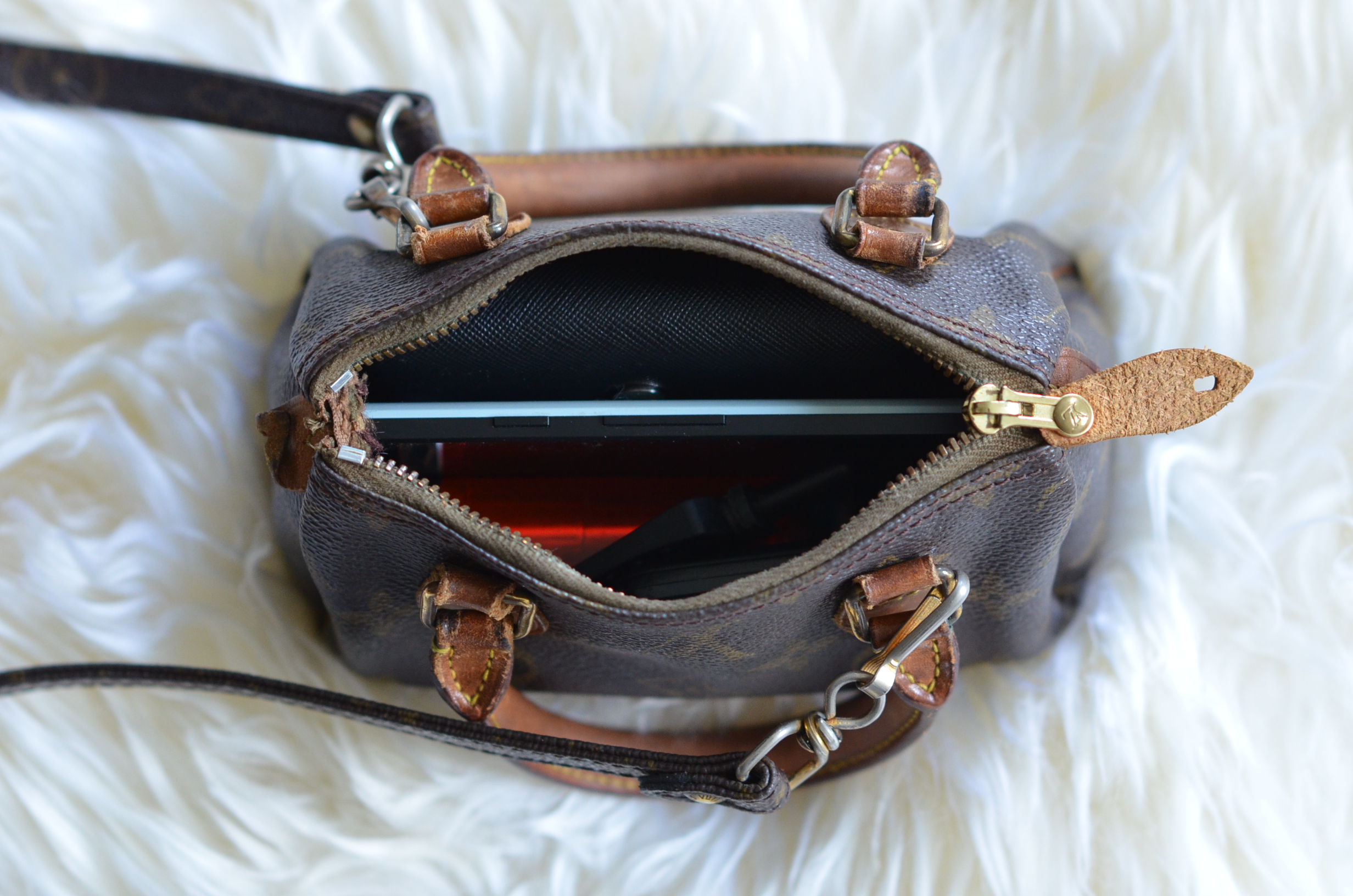 Louis Vuitton Monogram Mini Speedy Sac Bag Review | Lollipuff