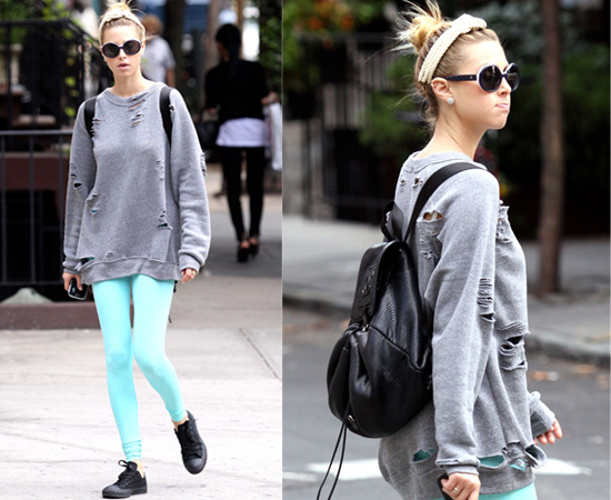 prada backpack celebrity