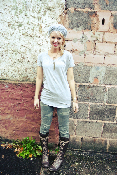 Blending in..., camo, steampunk, fall fashion, comfy, jewelry