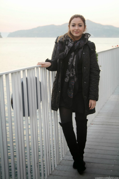 San Francisco, Day Two: Layer Up, all black, travel style, edgy