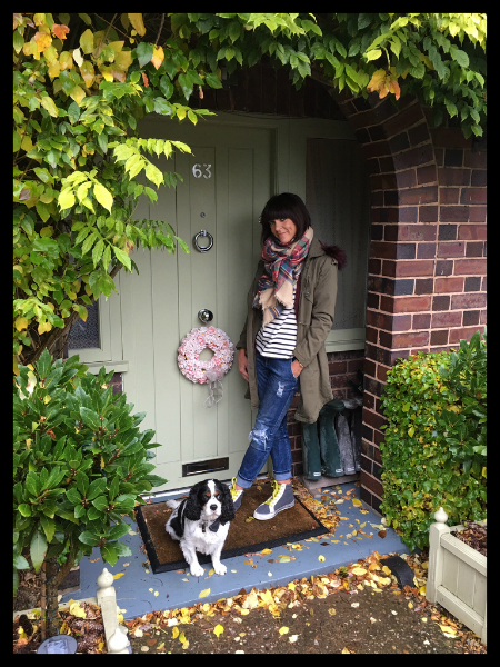 Pattern Clashing, parka, tartan, breton, stripes, denim, fall, autumn, 