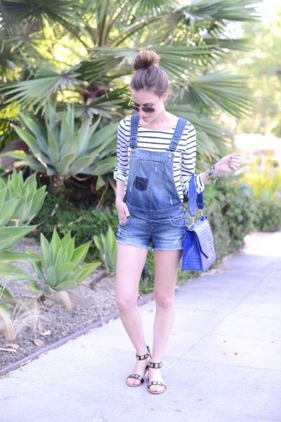 Stripes and Overalls, overalls, trend, stripes, classic, girly, casual, summer