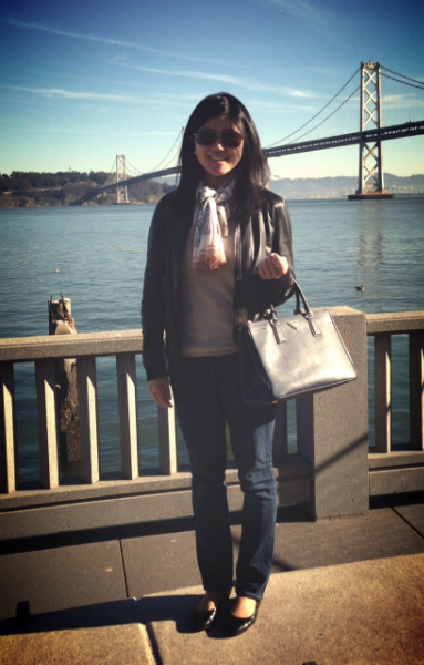Out at SF Ferry Building, casual, fall
