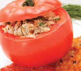 Lobster-Stuffed Tomatoes