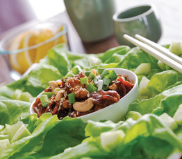 Hoisin lobster Lettuce Wraps