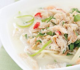 Spicy Thai Lobster Noodle Soup
