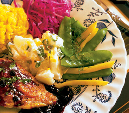 Amherst Shore Chicken with Blueberry Sauce