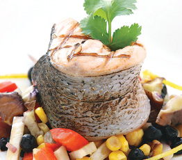 Grilled Salmmon Tournedos 