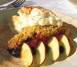 Blueberry Apple Flan Filling