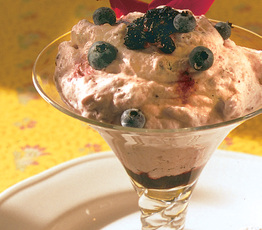 Wild Blueberry Posset