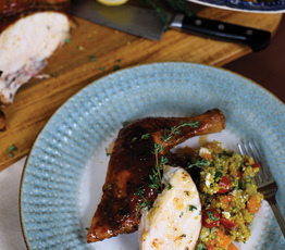 Cajun Honey Barbecued Chicken