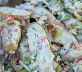 Smoked Fingerling Potato Salad