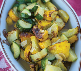 Garlic Zucchini Bake