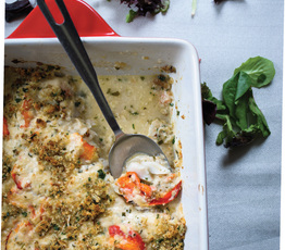 Haddock, Lobster and Crab Bake