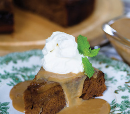 Pear Gingerbread Cake