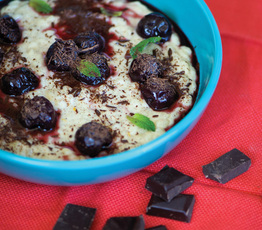 Warm Vanilla Rice Pudding