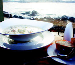 White Point's Smoked Haddock Chowder