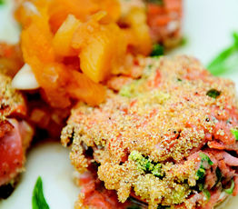 Cornmeal-Crusted Salmon Cakes
