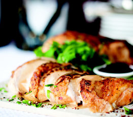 Roast Turkey with Gravy and Cranberry Sauce