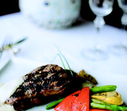 Sirloin Steak with Creamy Mustard Sauce