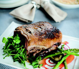 Roast Duck With Applesauce