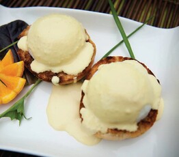 Healthier Eggs Benedict