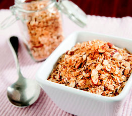 Honey Almond Granola with Shredded Coconut