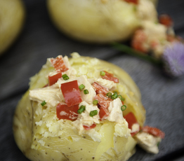 Potatoes and Three Toppings