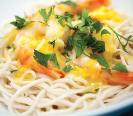 Citrus Shrimp with Asian Noodles