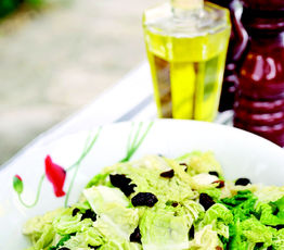 Kale with Cranberries and Garlic