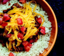 Southwest Taco Beef over Rice