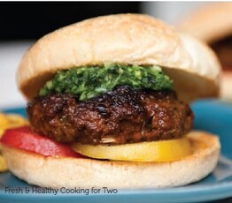 Argentine-Style Burgers with Chimichurri Sauce