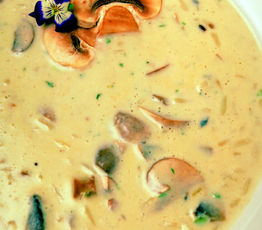 Wild Rice and Mushroom Soup