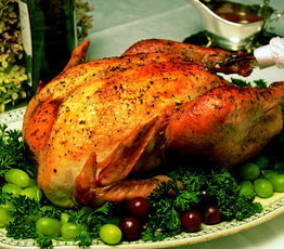 Herb-Rubbed Turkey with Sherry Gravy