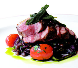 Nova Scotia Duck Breast with Flageolets