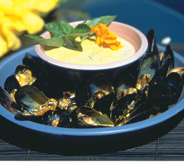 The Dunes' Curried Mussels
