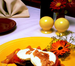 Eggplant and Chevre Gratin