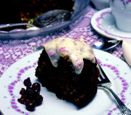Peerless Cranberry Carrot Cake